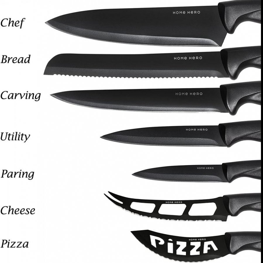Home Hero 17 Pieces Kitchen Knives Set