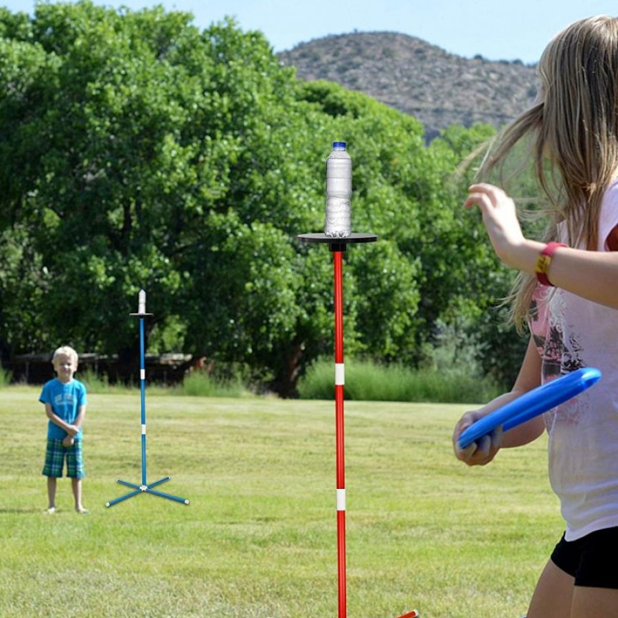 Yard Games Flying Disc Frisbee Set, Catch the Bottle Sports