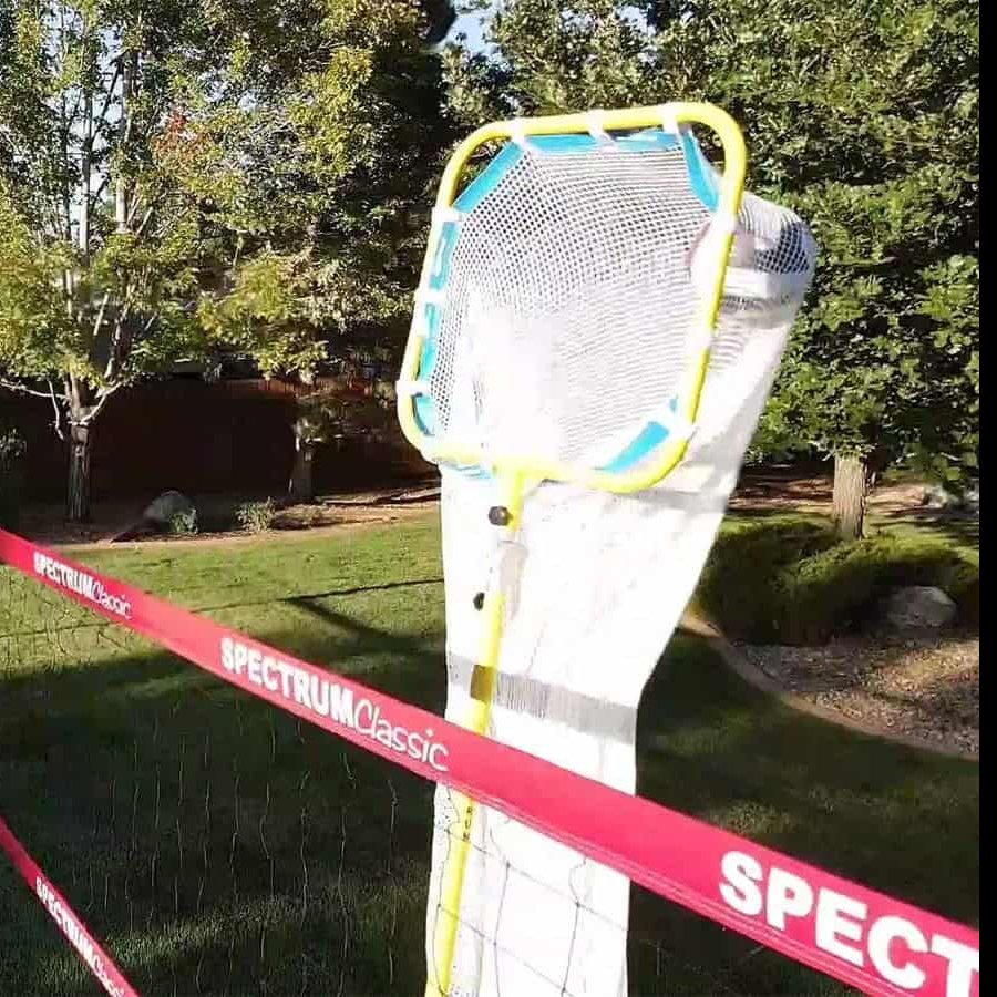 Indoor/Outdoor Adjustable Target Net: Spectrum Precision Volleyball Trainer