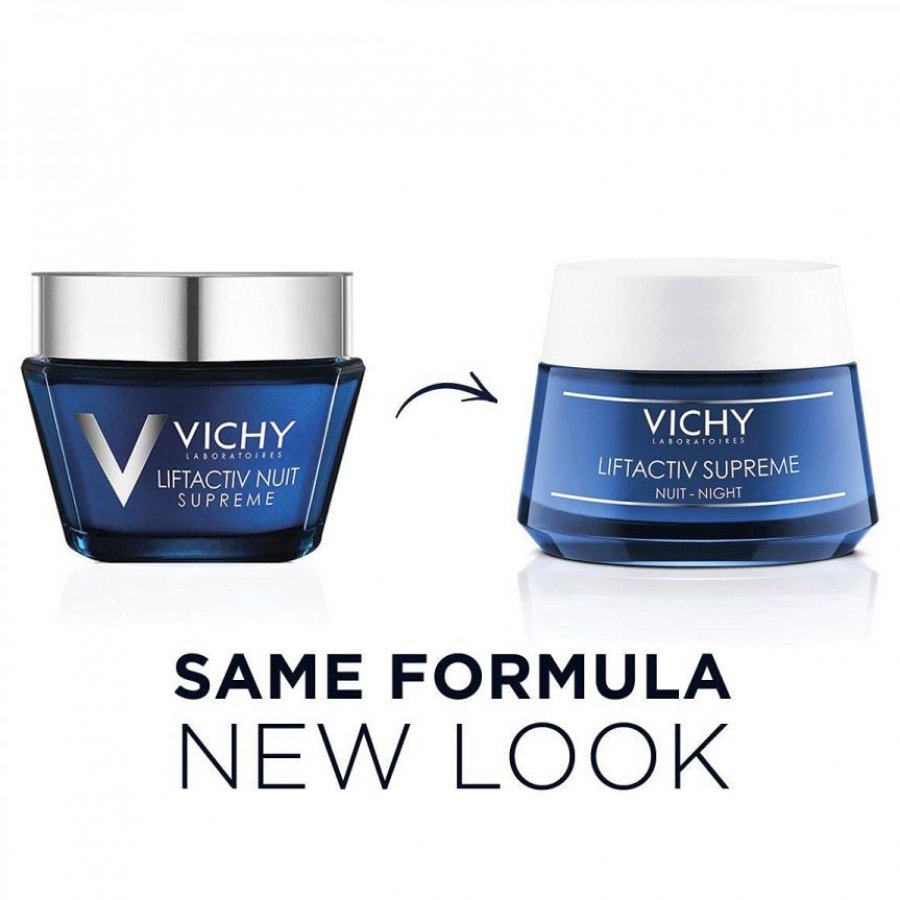 LiftActiv Supreme Night Cream, Anti Aging Face Cream with Vitamin C & Rhamnose