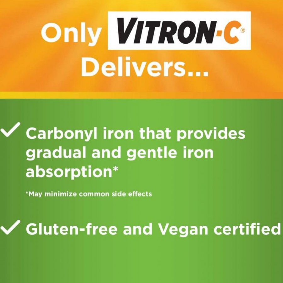 High Potency Iron Supplement with Vitamin C