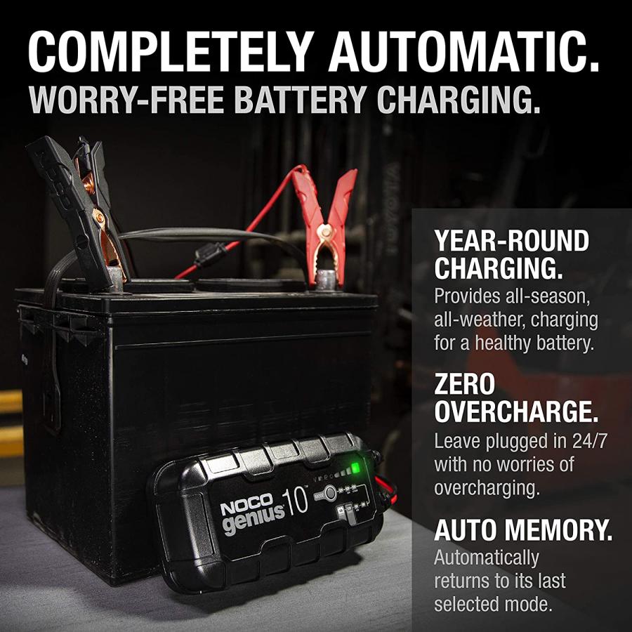 10-Amp Fully-Automatic Smart Charger