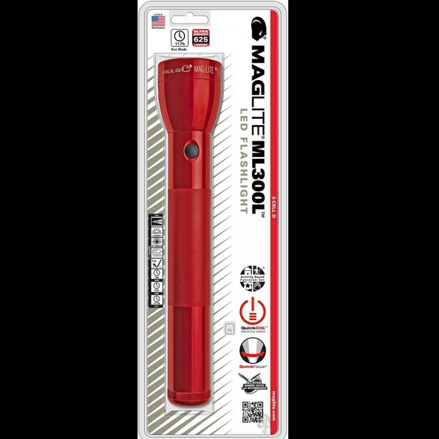 Maglite Red Flashlight