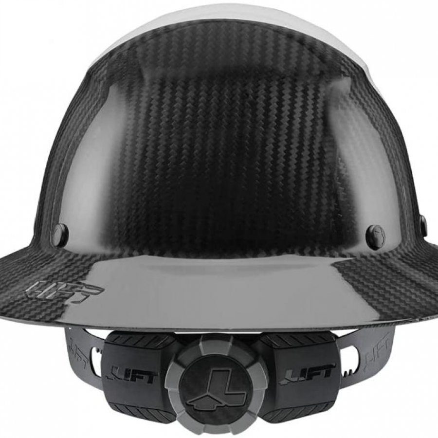 Carbon Fiber Full Brim Hardhat